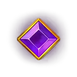 Purple Diamond gem symbol paytable icon