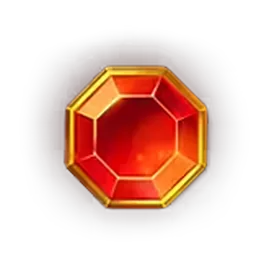 Red Gem symbol paytable icon